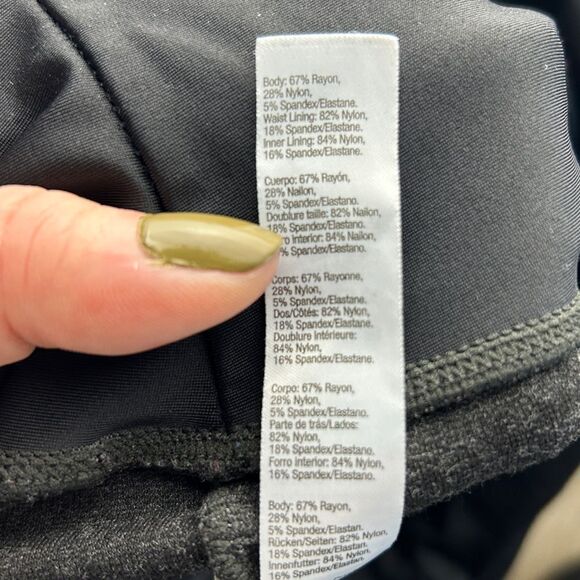 SPANX | Ready to Wow Charcoal Leggings Size Medium - Picture 7 of 7